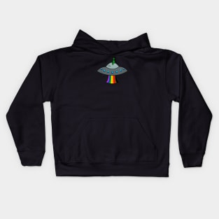 Philadelphia Rainbow Gay Pride Alien Kids Hoodie